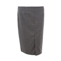 Lardini Chic Grey Wool Pencil Skirt