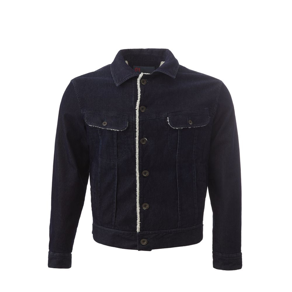 Lardini Baumwoll-Jeansjacke in Blau