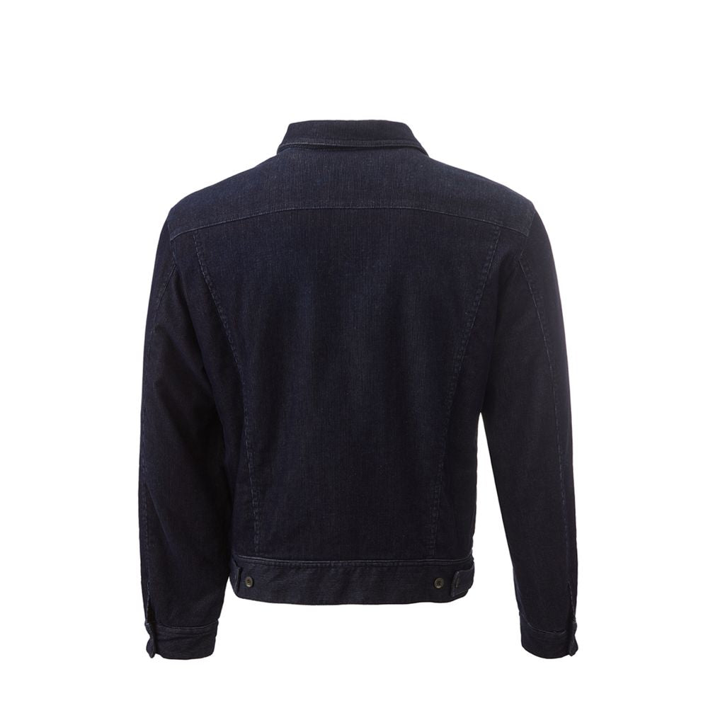 Lardini Baumwoll-Jeansjacke in Blau