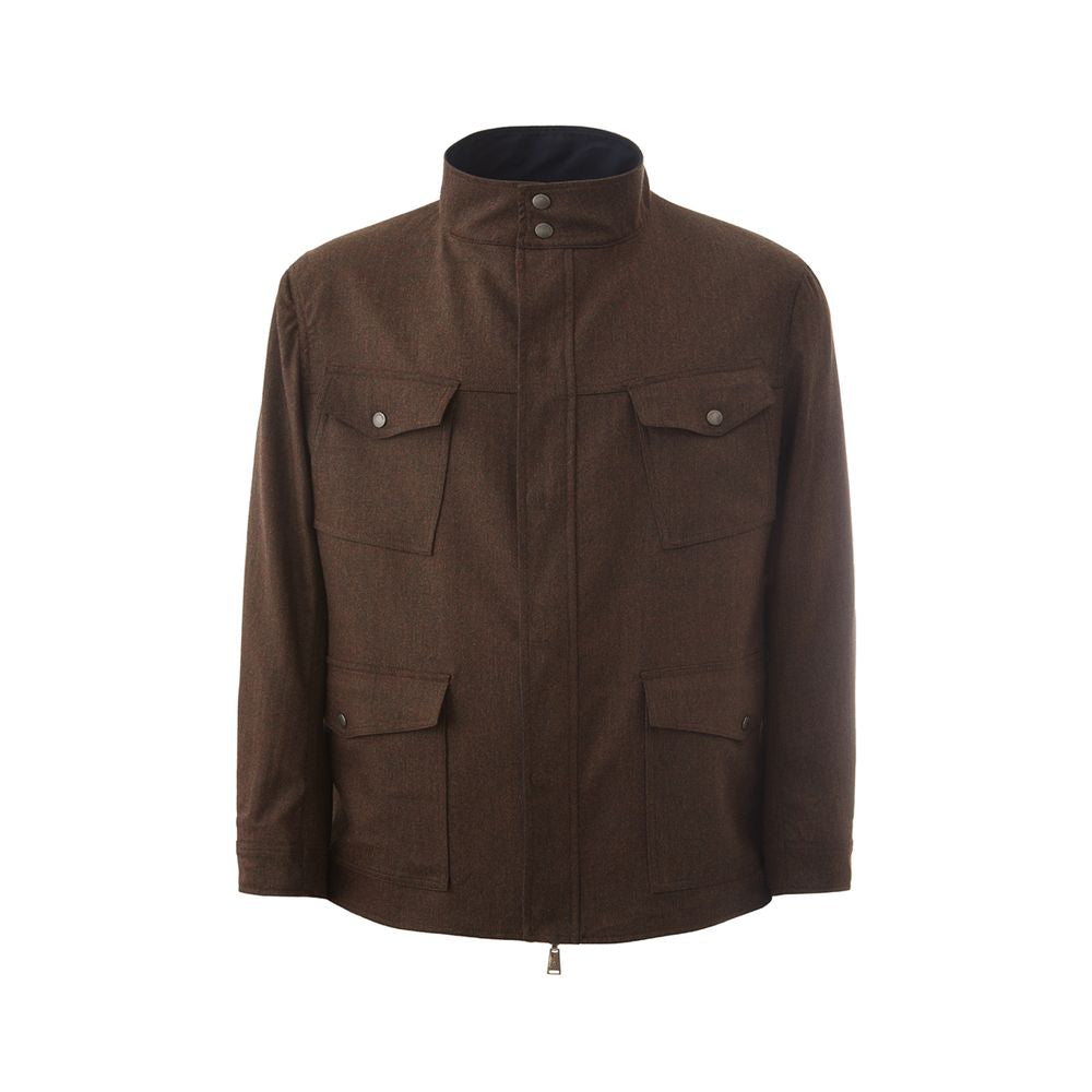 Lardini Men's Elegant Blue Wool Jacket