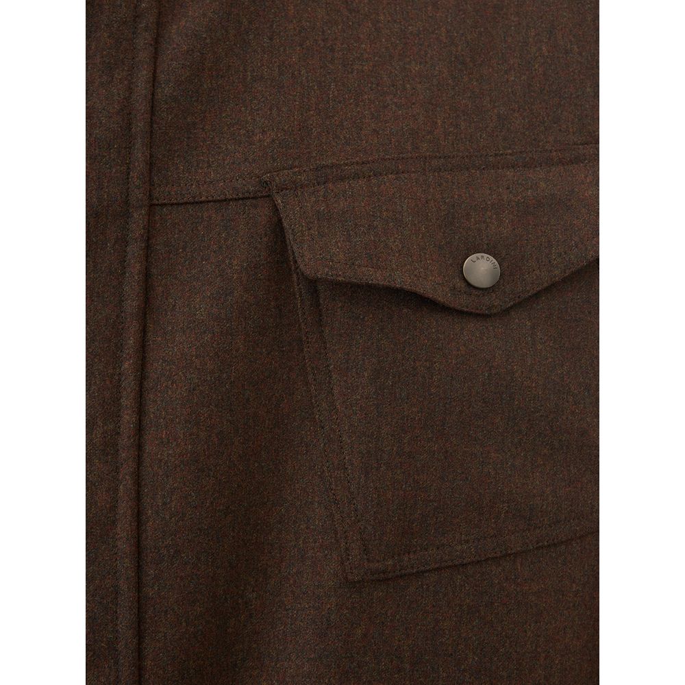 Lardini Men's Elegant Blue Wool Jacket