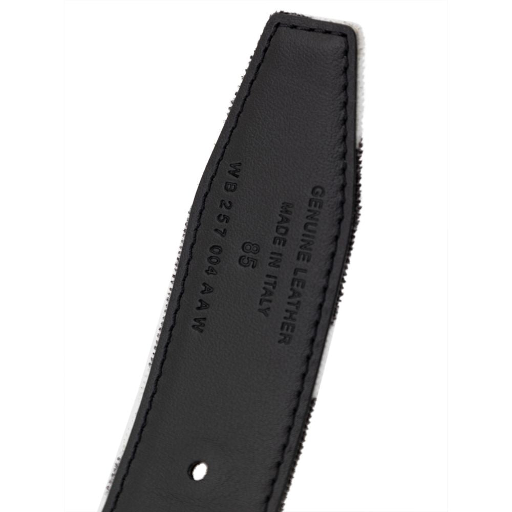 Tom Ford Black and White Leather Belt