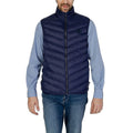 U.S. POLO ASSN. Blaue ärmellose Jacke aus Polyamid
