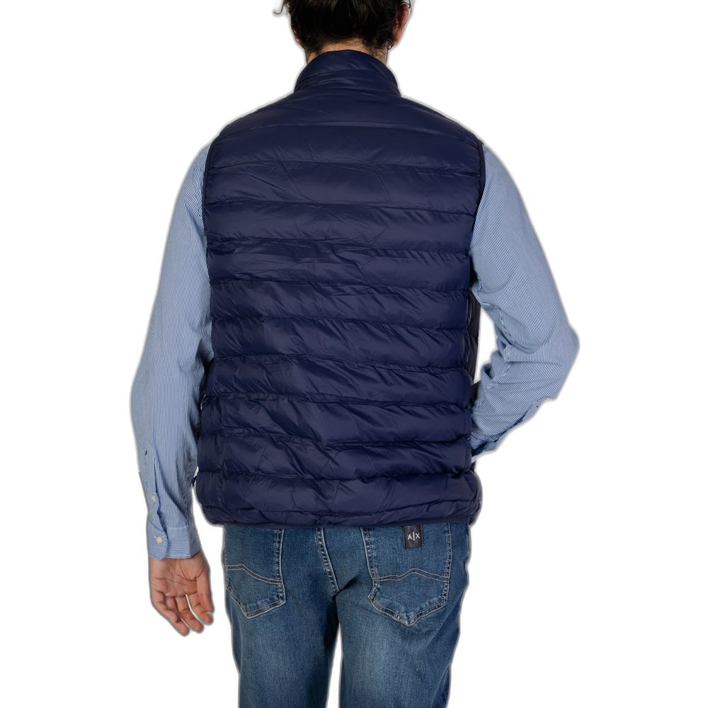 U.S. POLO ASSN. Blaue ärmellose Jacke aus Polyamid
