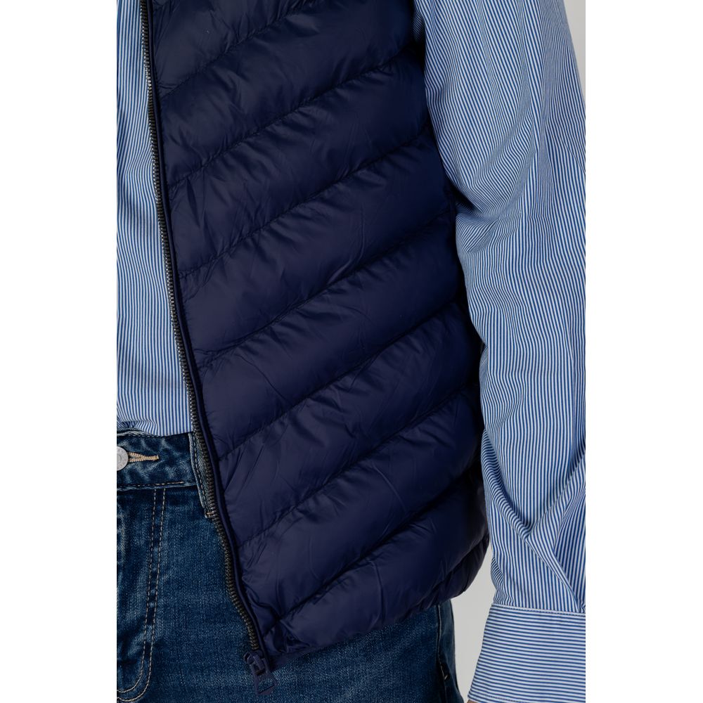 U.S. POLO ASSN. Blaue ärmellose Jacke aus Polyamid