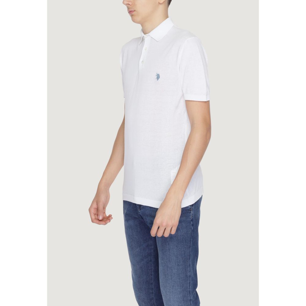 U.S. POLO ASSN. Weißes Baumwollkleidhemd