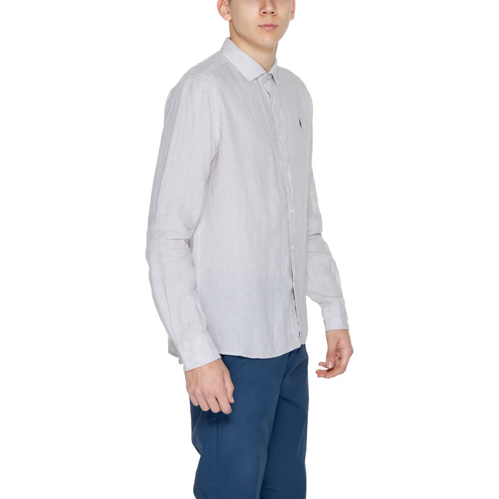 U.S. POLO ASSN. Beige Leinenhemd