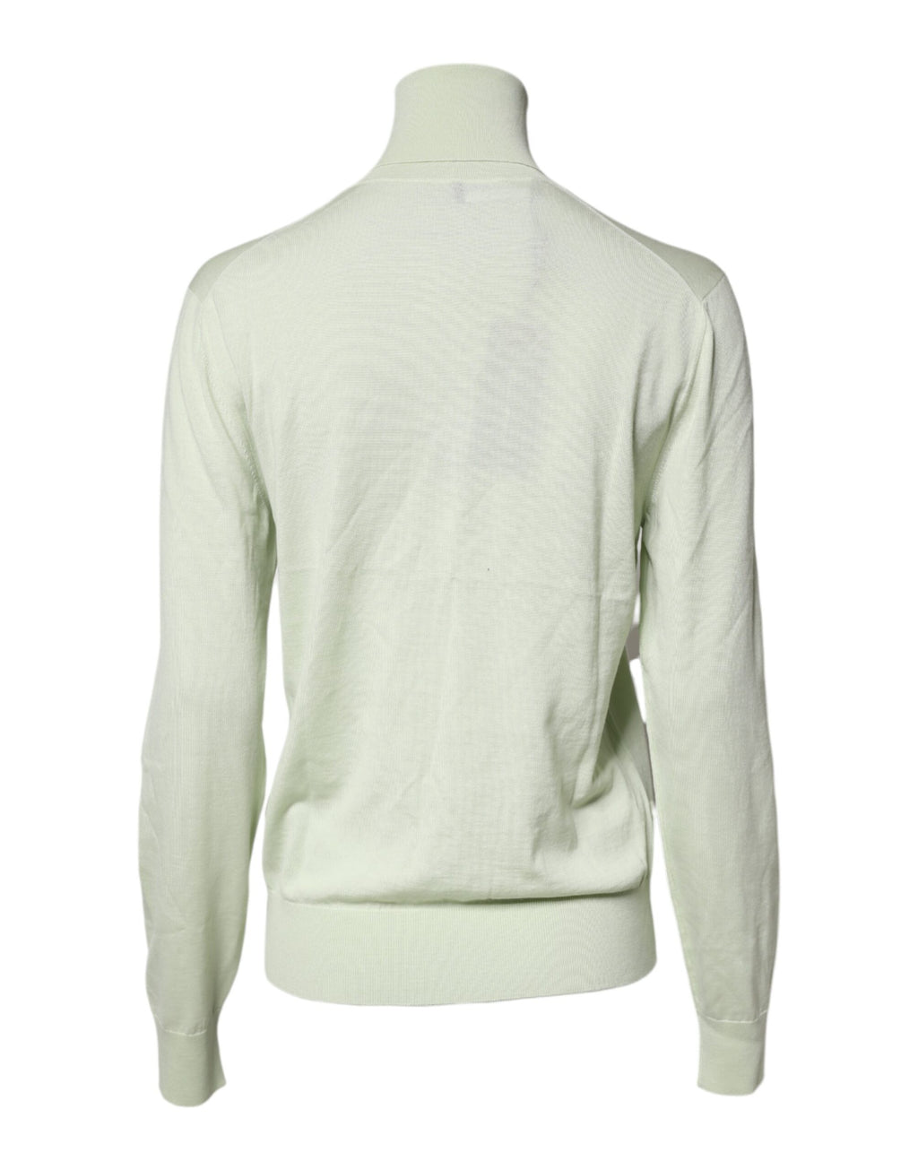 Dolce & Gabbana Light Green Wool Roll Neck Sweater