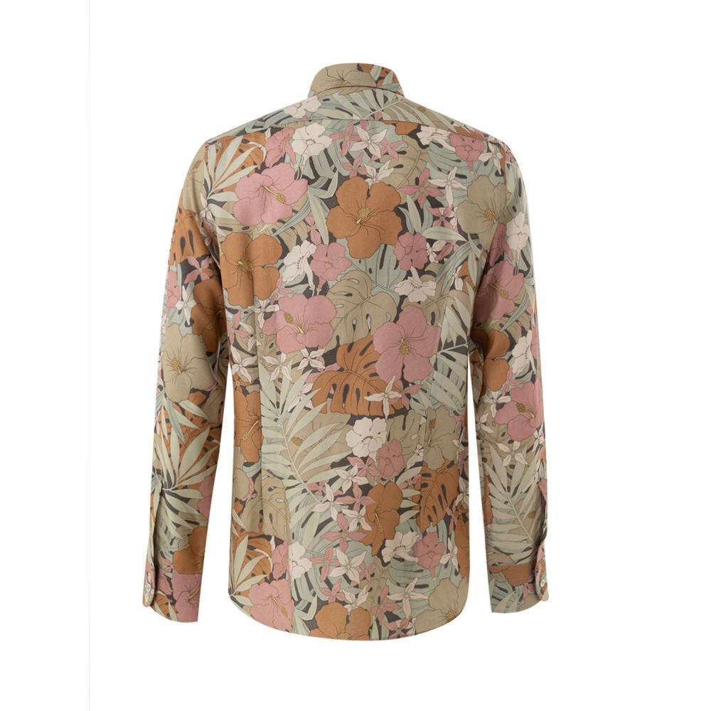 Tom Ford Multicolor Patterned Lyocell Shirt