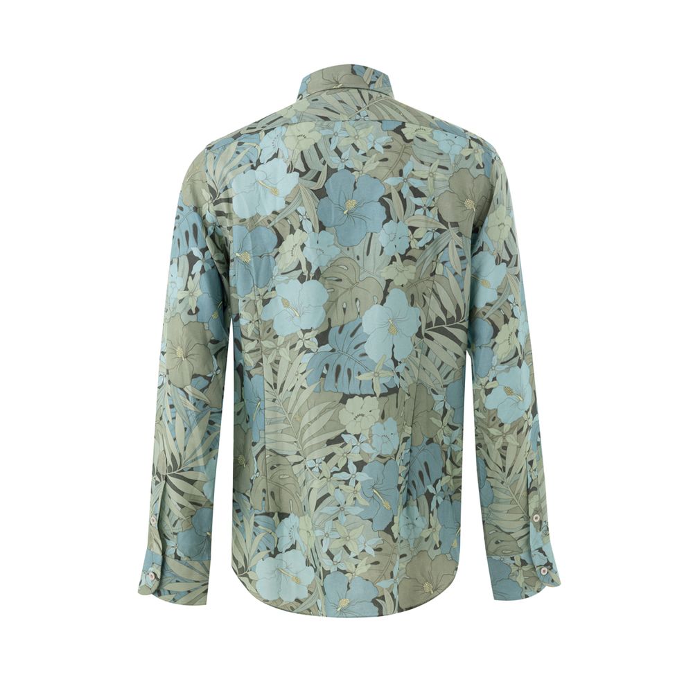 Tom Ford Sky Blue Patterned Lyocell Shirt