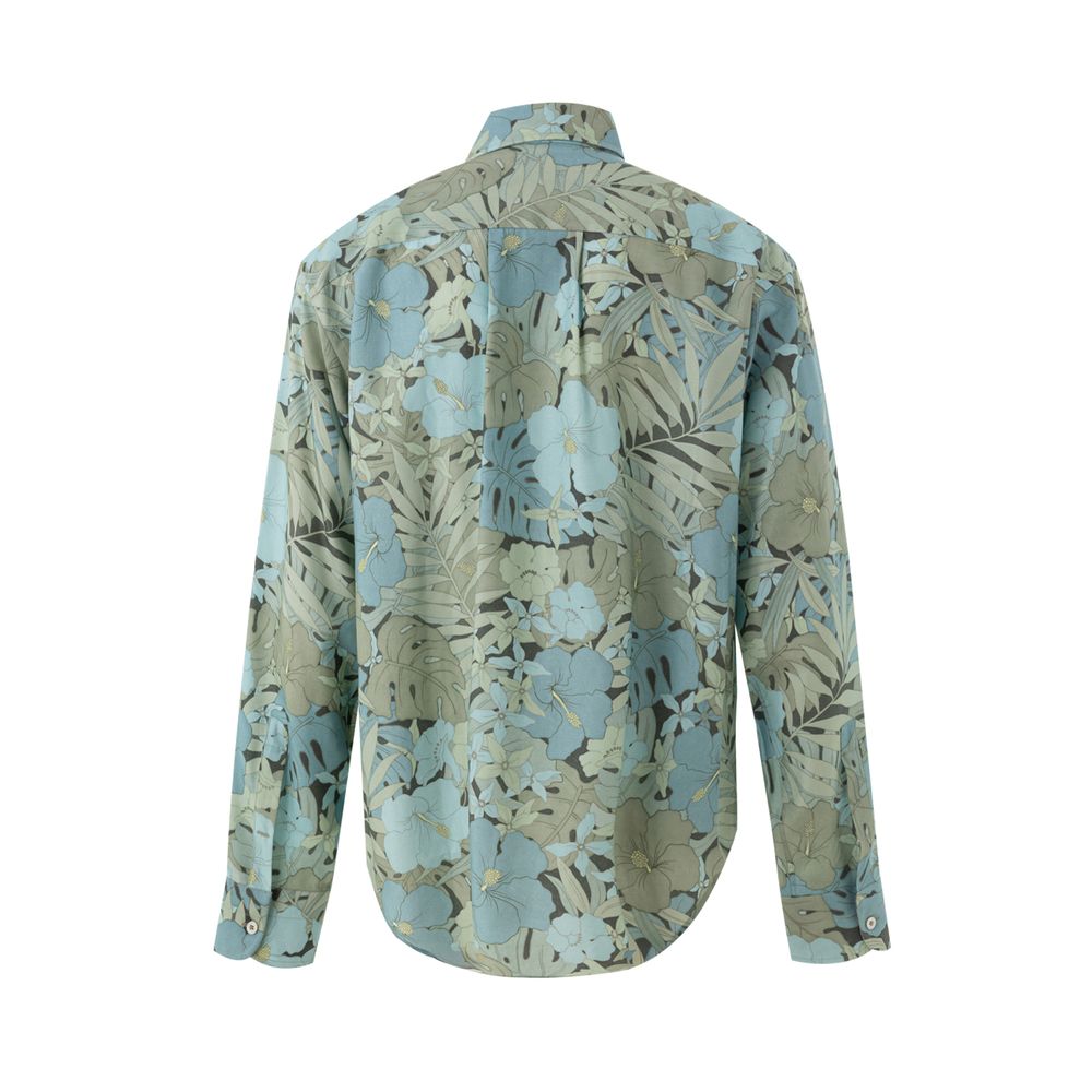 Tom Ford Sky Blue Lyocell Patterned Shirt