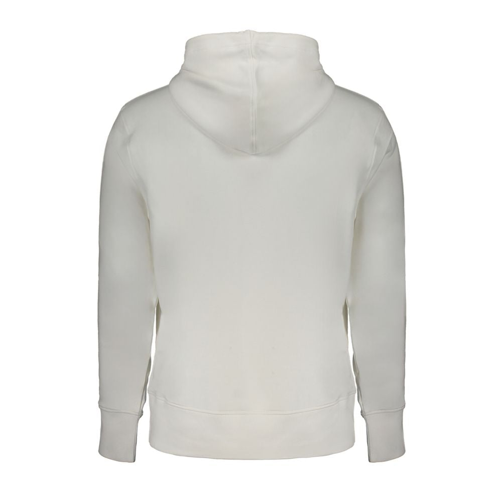 Calvin Klein Weißer Baumwollpullover für Männer