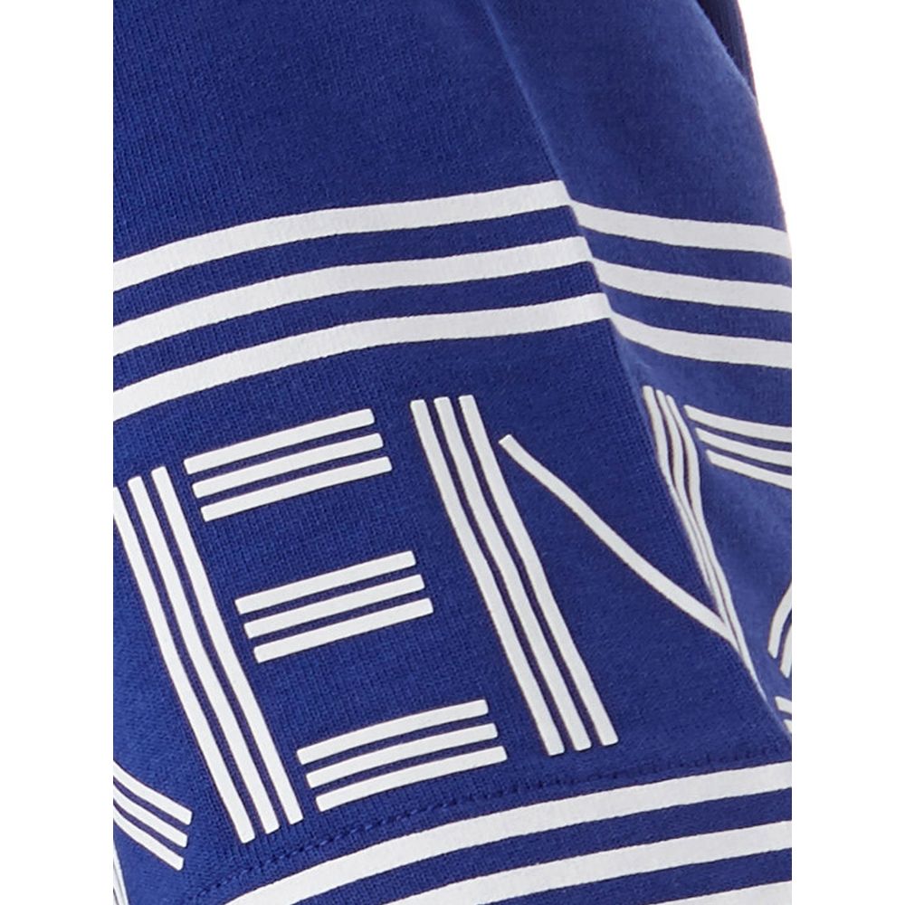 Kenzo Chic Blue Cotton T-Shirt for Stylish Comfort