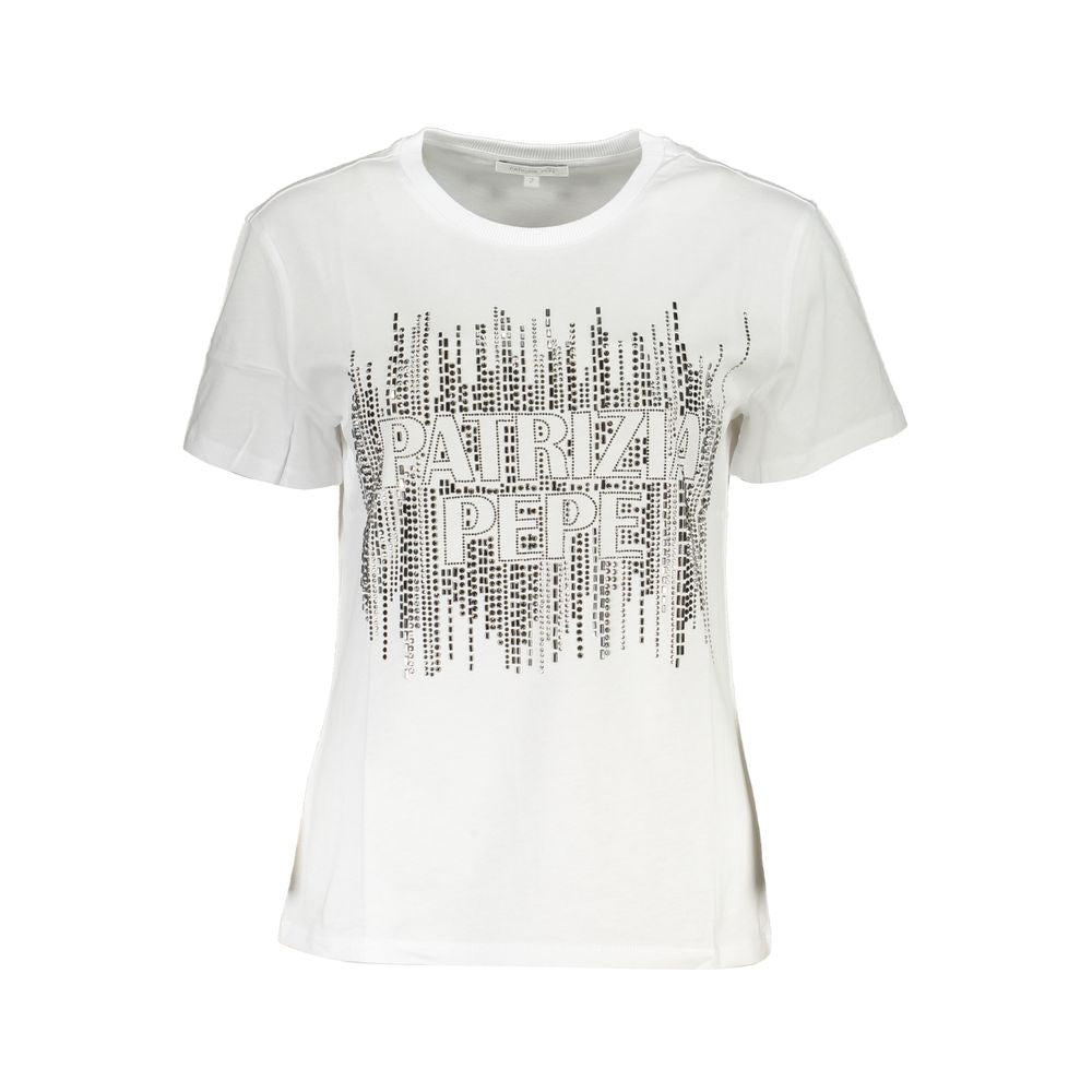 Patrizia Pepe Women's White Cotton T-Shirt