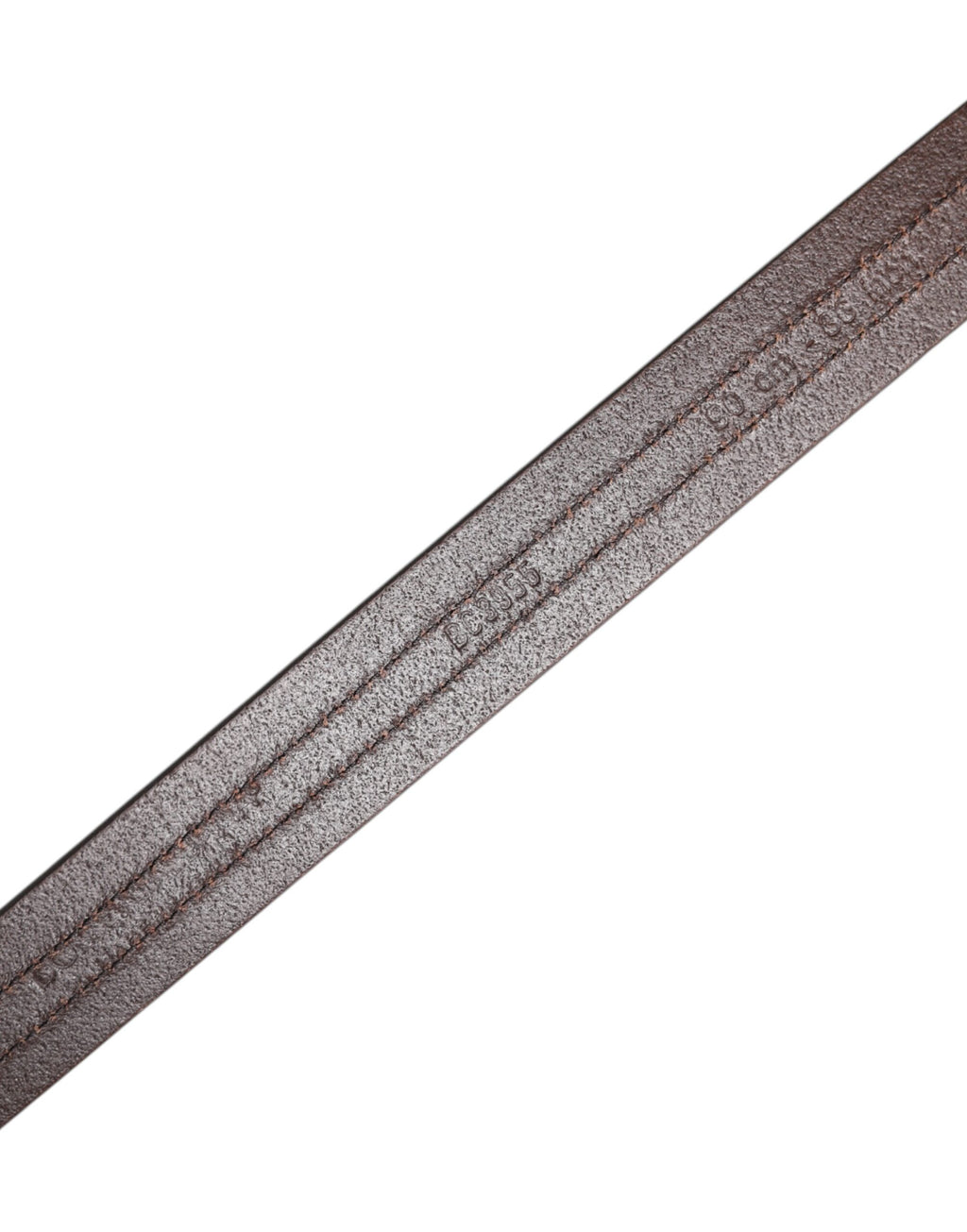 Dolce & Gabbana Burgundy Leather Belt with Metal Logo Buckle