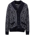 Cruciani Bicolor Kaschmir-Strickjacke