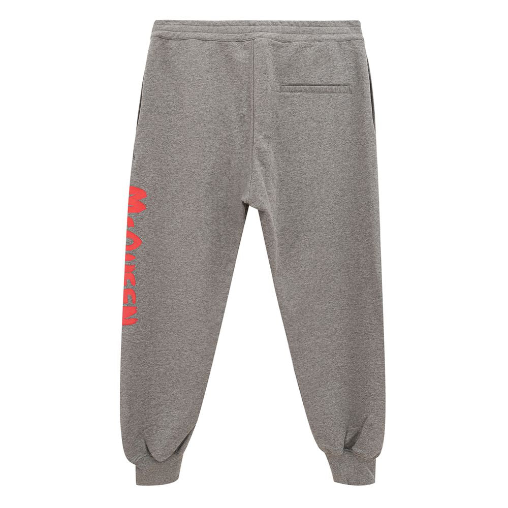 Alexander McQueen Schicke graue Hose aus Baumwollmischung
