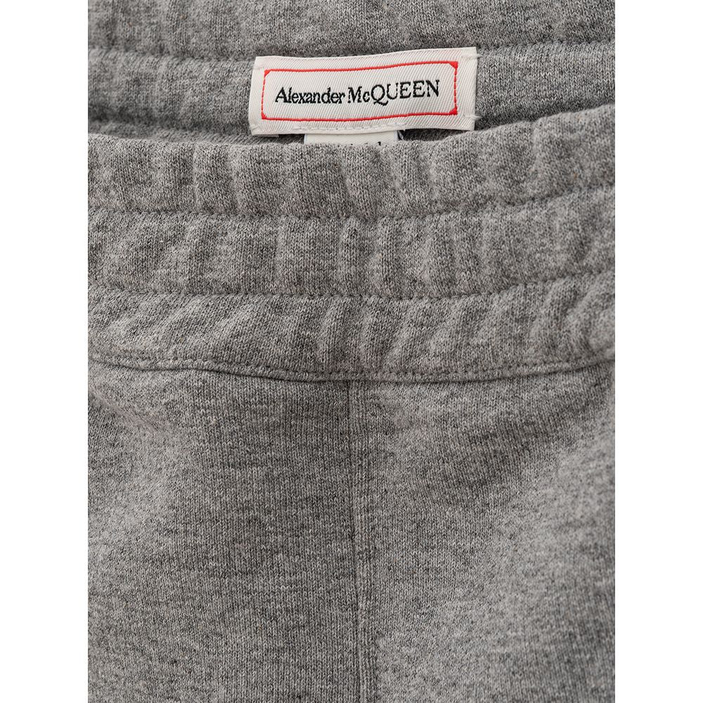 Alexander McQueen Schicke graue Hose aus Baumwollmischung