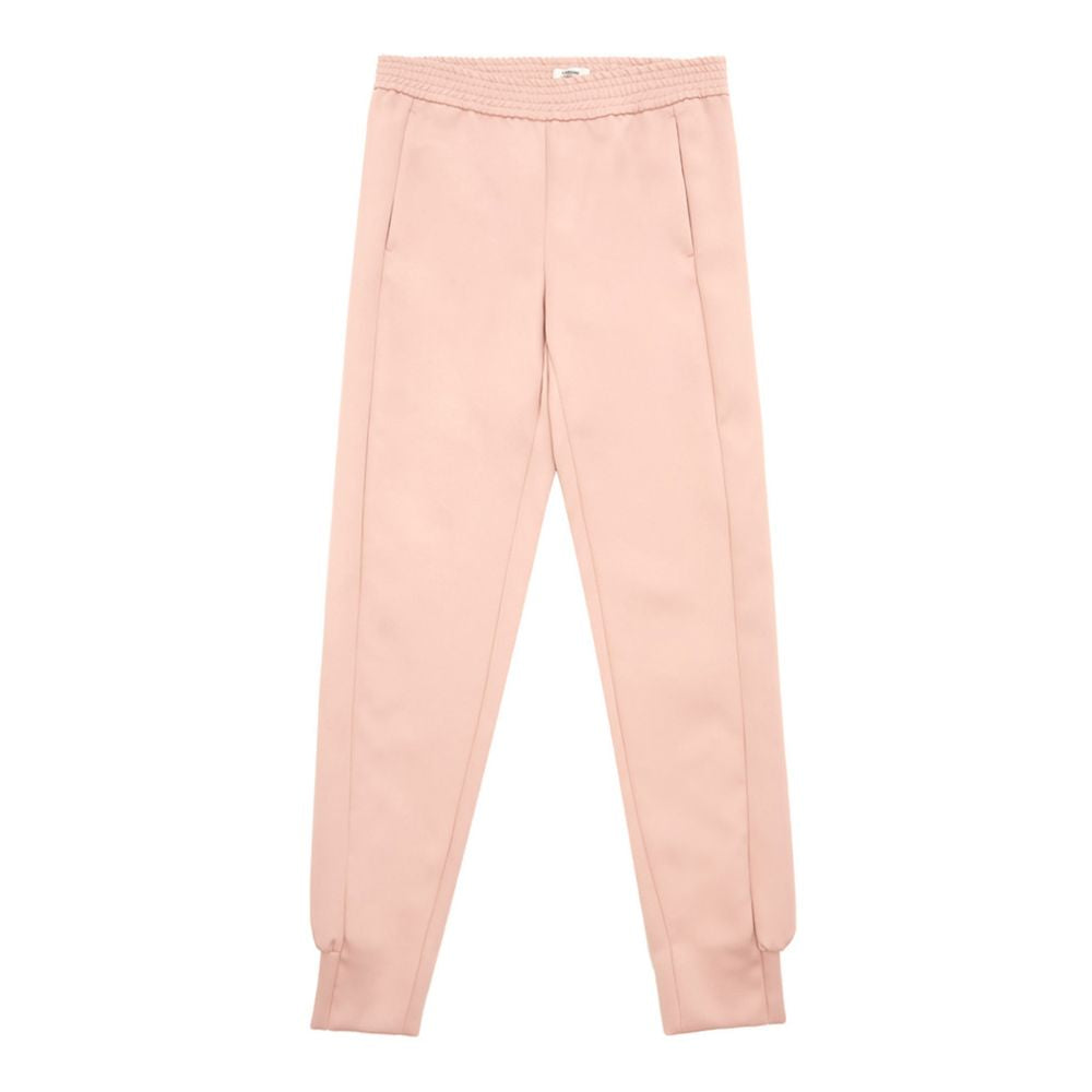 Lardini Elegante rosa Polyesterhosen für Frauen