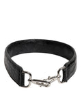 Dolce & Gabbana Black Alligator Leather Shoulder Bag
