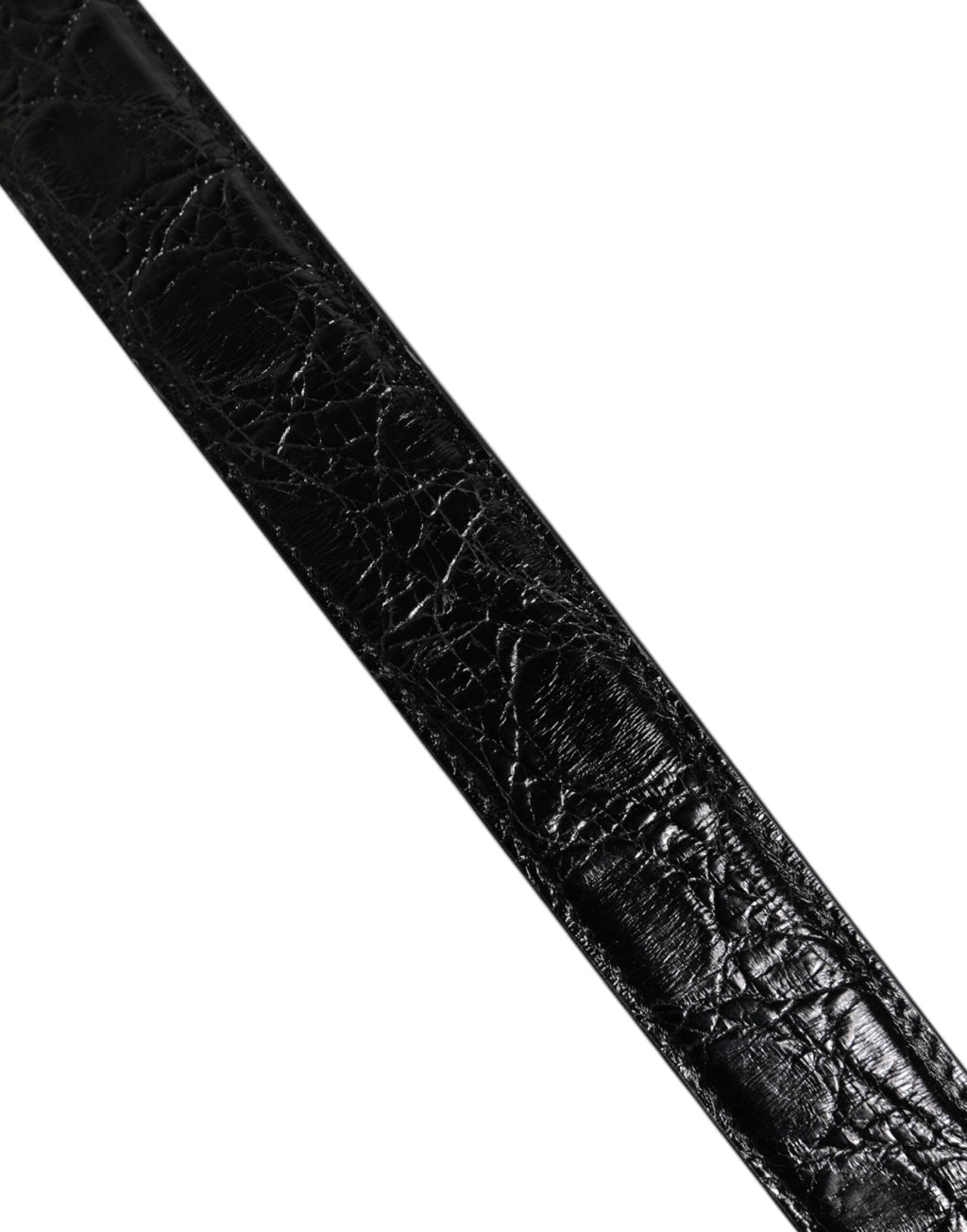 Dolce & Gabbana Black Alligator Leather Shoulder Bag