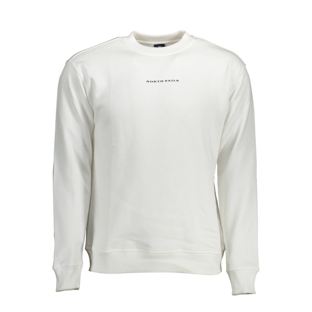 North Sails Men's White Cotton Jumper