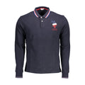 U.S. POLO ASSN. Blaues Baumwoll-Poloshirt für Männer