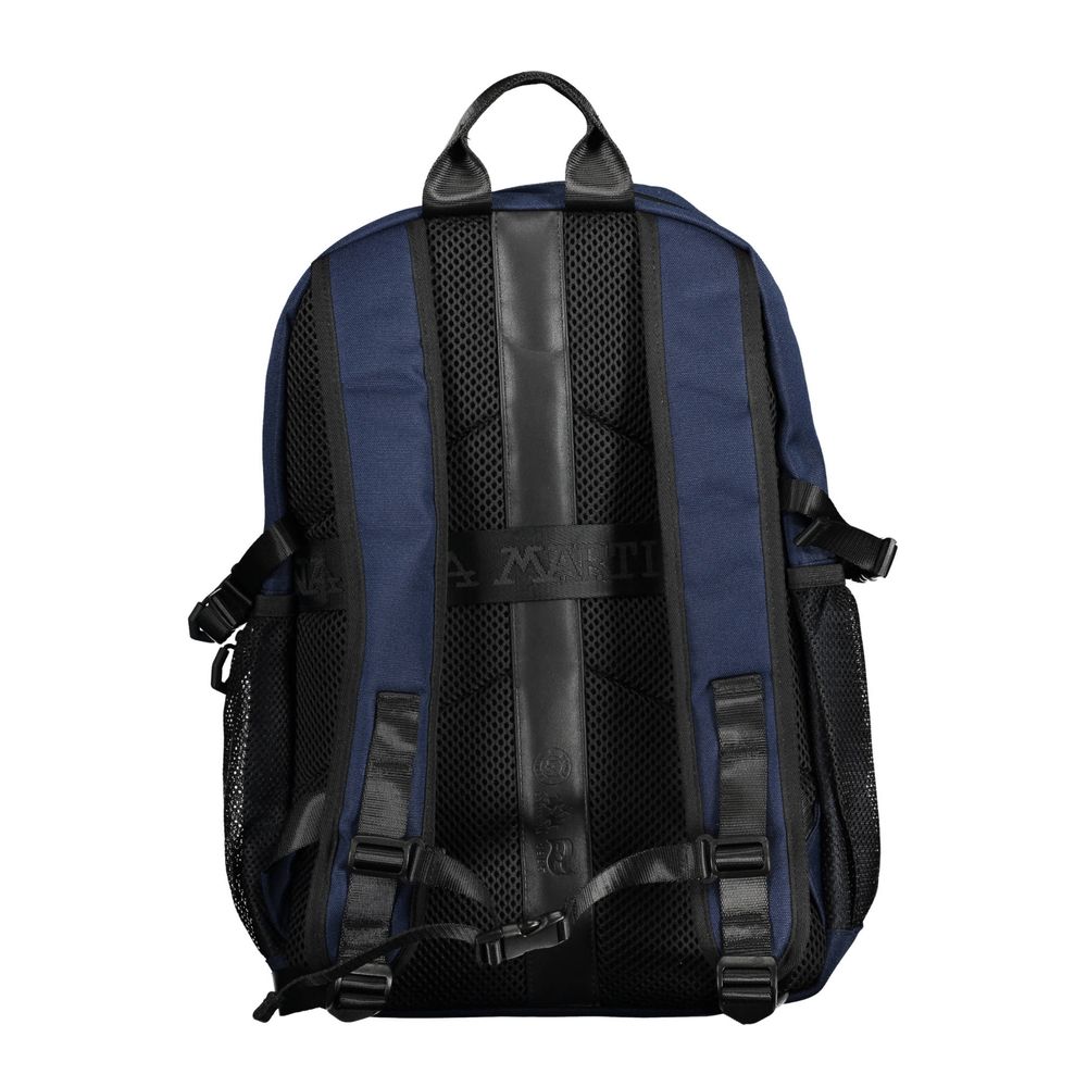 La Martina Men's Blue Polyester Backpack