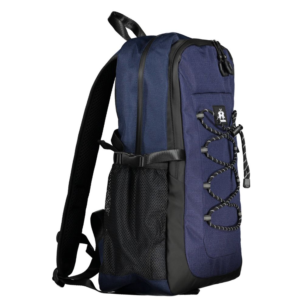 La Martina Men's Blue Polyester Backpack