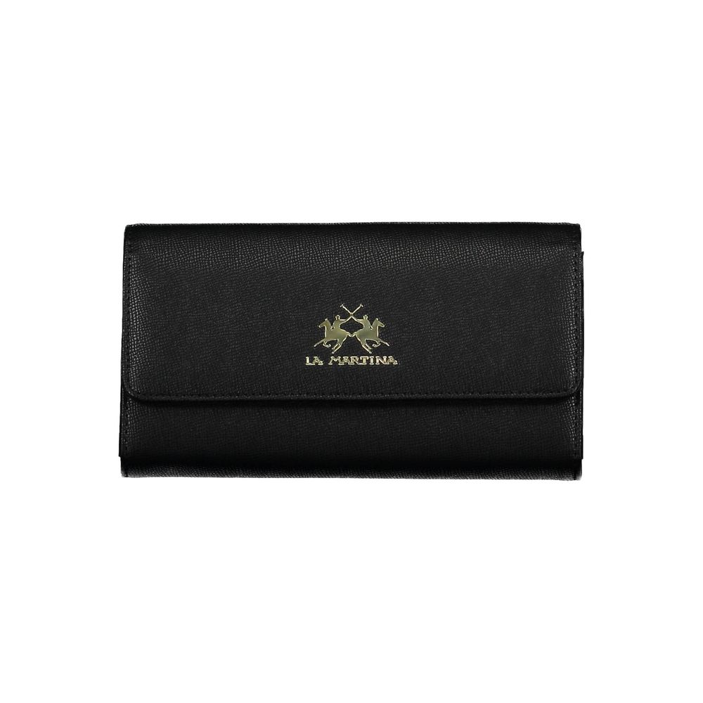 La Martina Women's Black Polyethylene Wallet