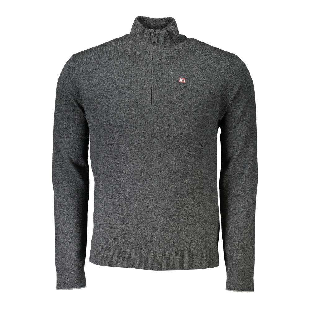 Napapijri Grey Fabric Men's Pullover