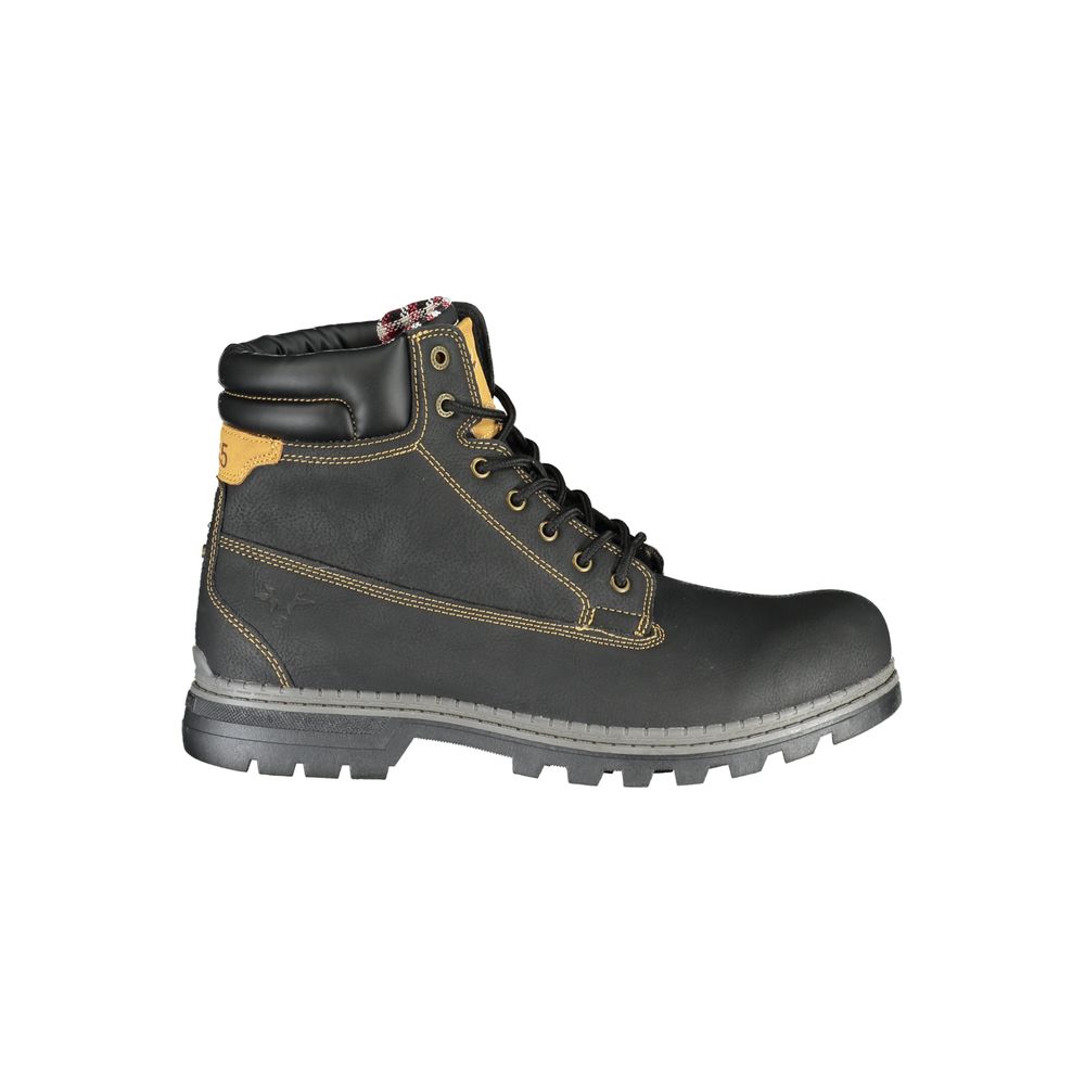 Carrera Schwarzer Polyester Herrenstiefel