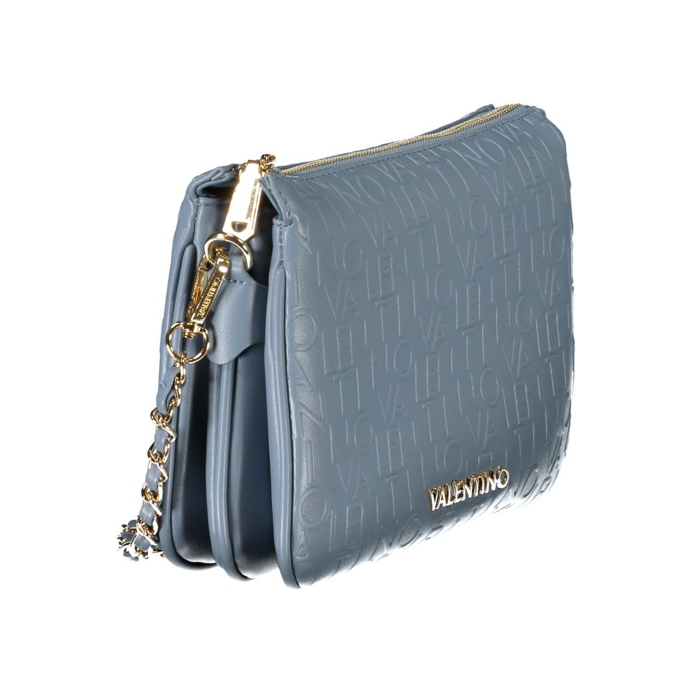 Mario Valentino Handtasche aus blauem Polyethylen