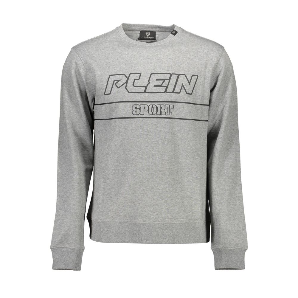 Plein Sport Men's Grey Cotton Sweater