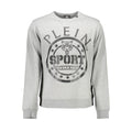 Plein Sport Grey Men's Cotton Pullover