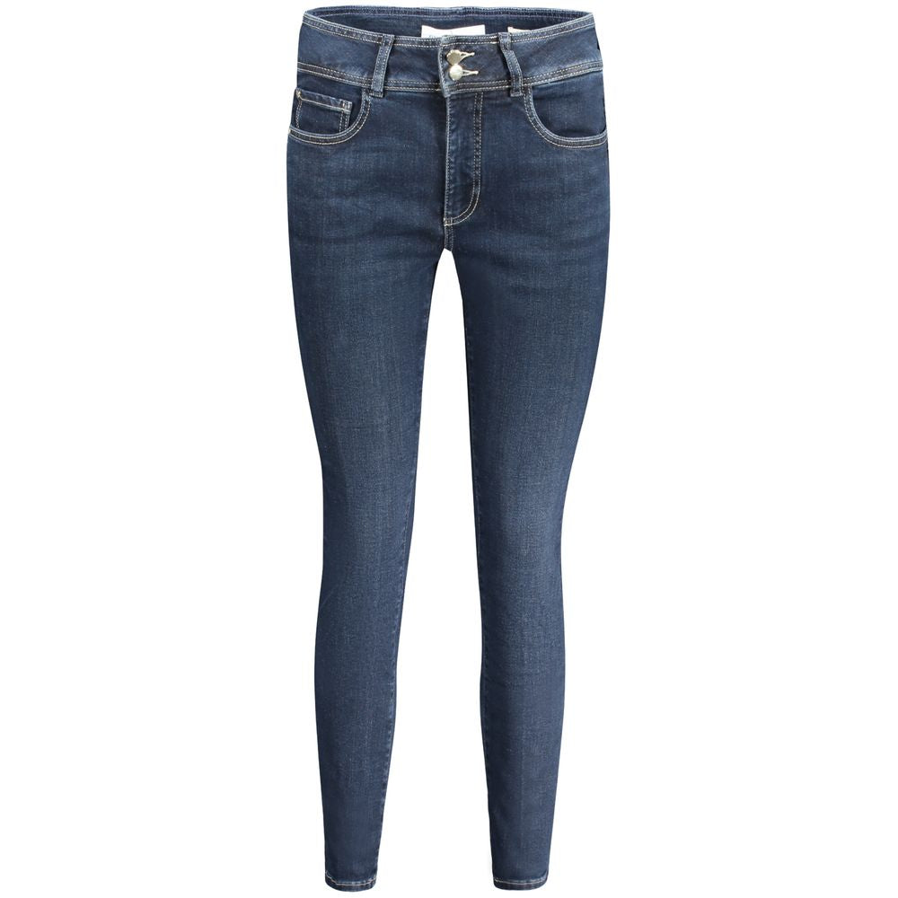 Guess Jeans Blaue Baumwoll-Röhrenjeans für Damen
