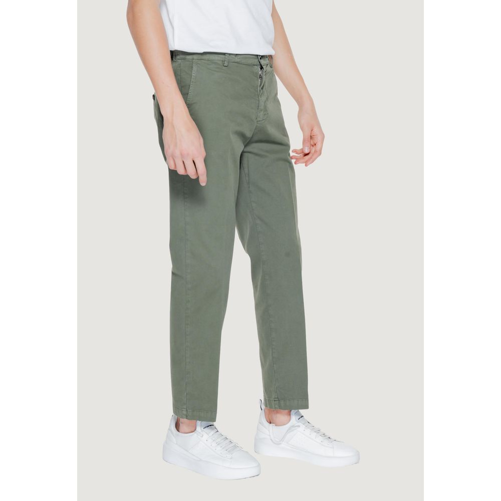 Liu Jo Green Cotton Trousers