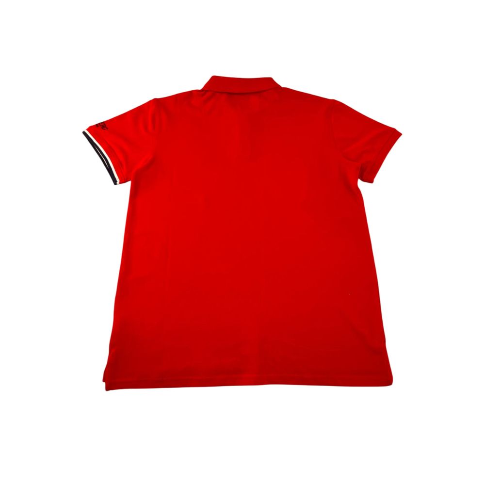 Iceberg Baumwoll-Poloshirt in Rot