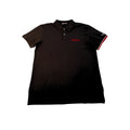 Iceberg Schwarzes Baumwoll-Poloshirt