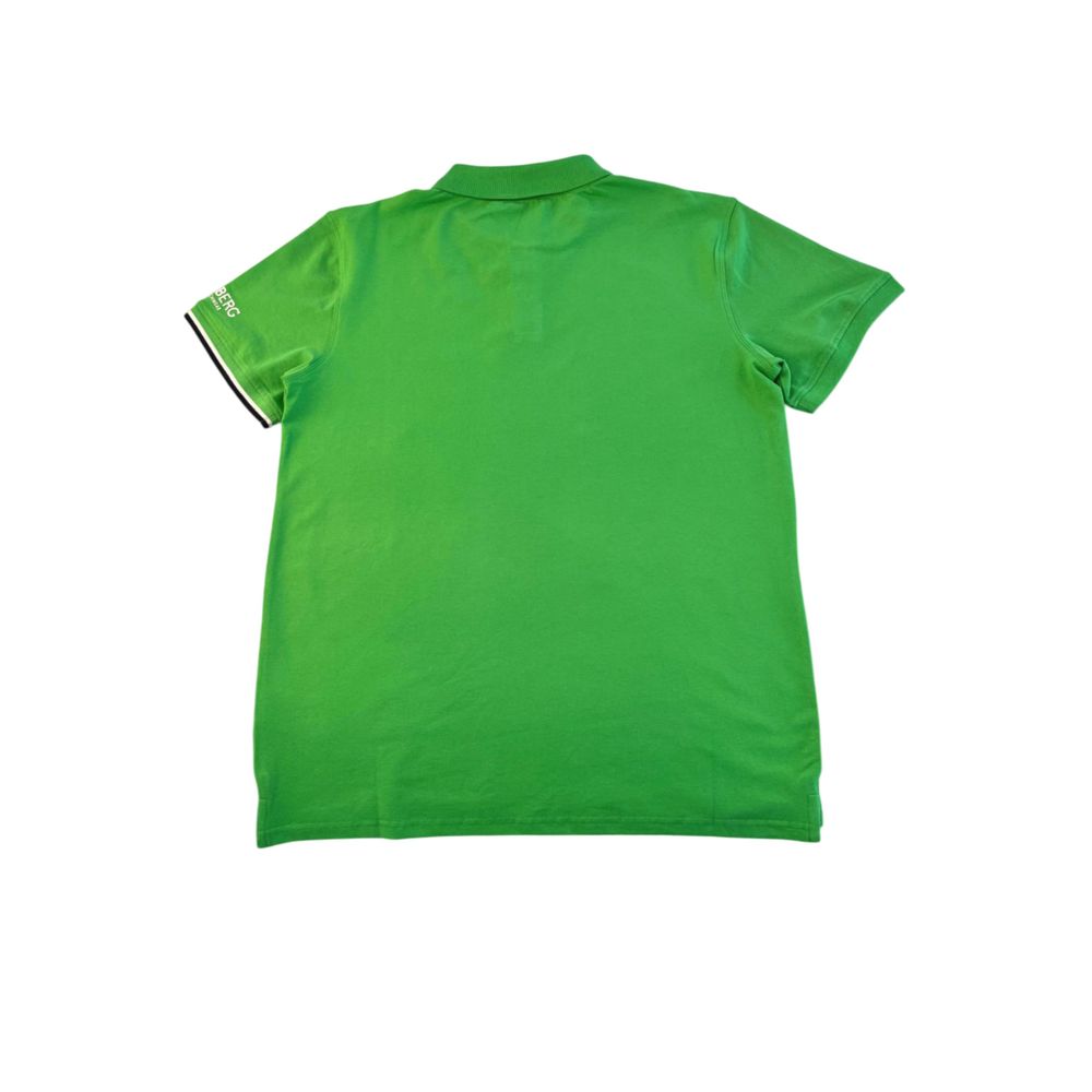 Iceberg Baumwoll-Poloshirt in Grün