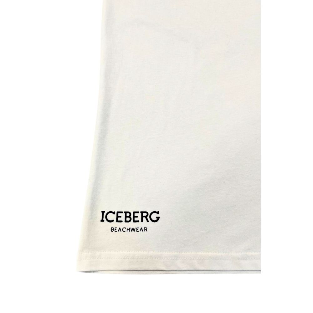 Iceberg Baumwoll-T-Shirt in Weiß