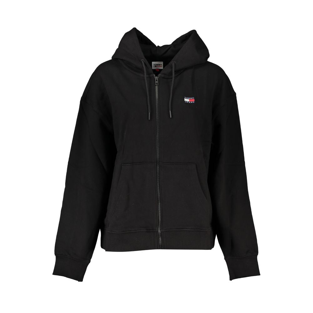 Tommy Hilfiger Schwarzer Baumwollpullover für Frauen