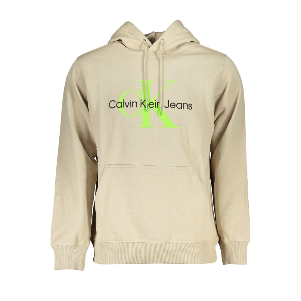 Calvin Klein Beige Cotton Men's Jumper