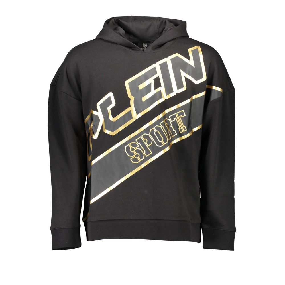 Plein Sport Schwarzer Baumwoll-Sweatshirt