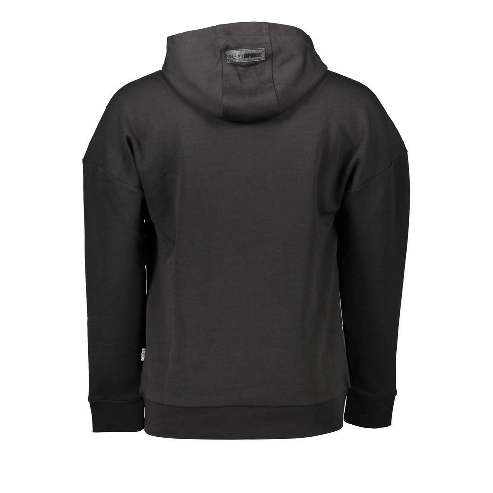 Plein Sport Schwarzer Baumwoll-Sweatshirt