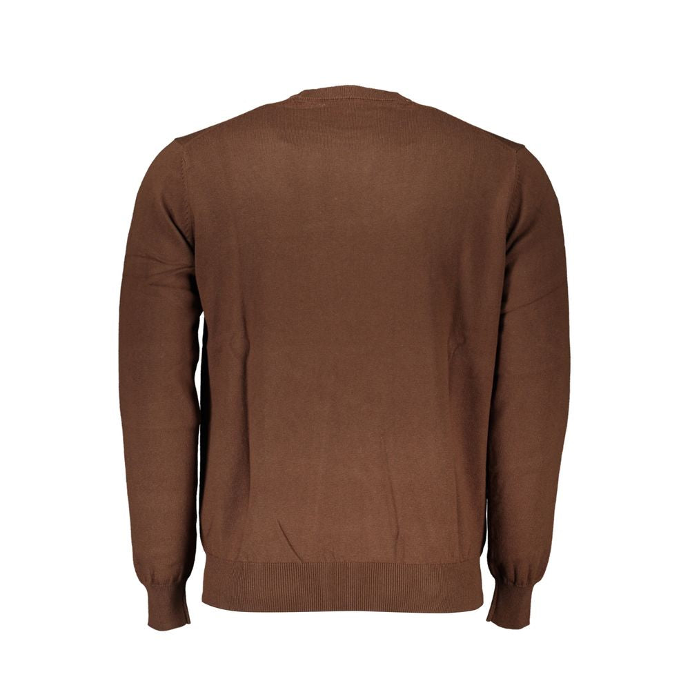 Harmont & Blaine Elegant Embroidered Crew Neck Sweater