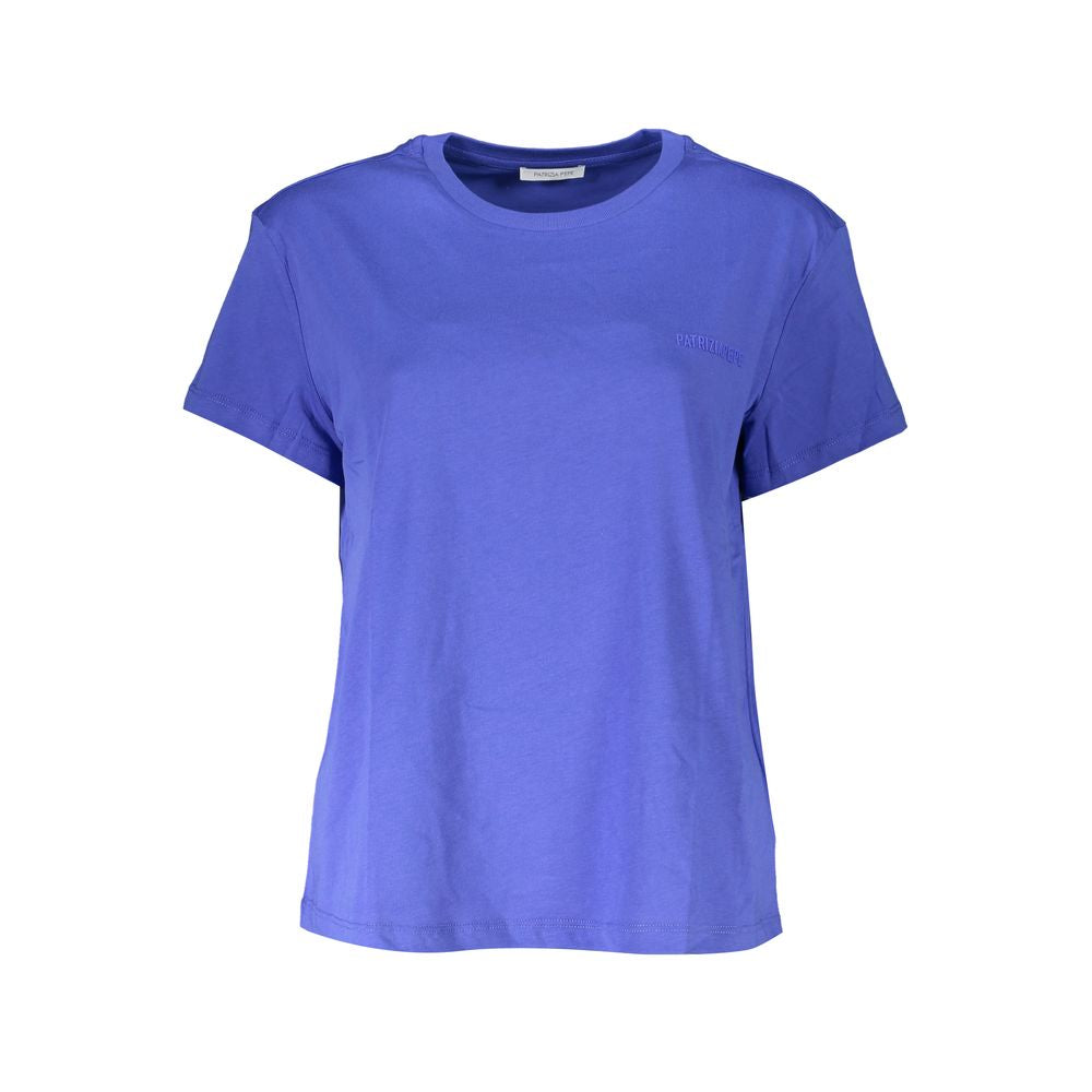 Patrizia Pepe Women's Blue Cotton T-Shirt