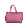 Mario Valentino Rosa Polyurethane Damen Handtasche