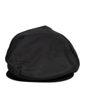 Dolce & Gabbana Black Cotton Newsboy Cabbie Hat