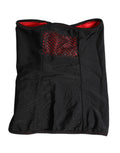 Dolce & Gabbana Black Nylon-Knit Neck Warmer Balaclava Scarf